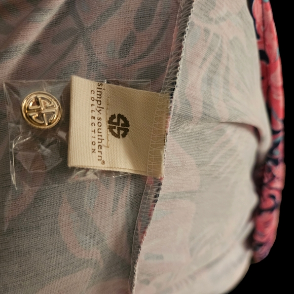 NWT Simply Southern Navy Paradise Halter Dress - Picture 9 of 10